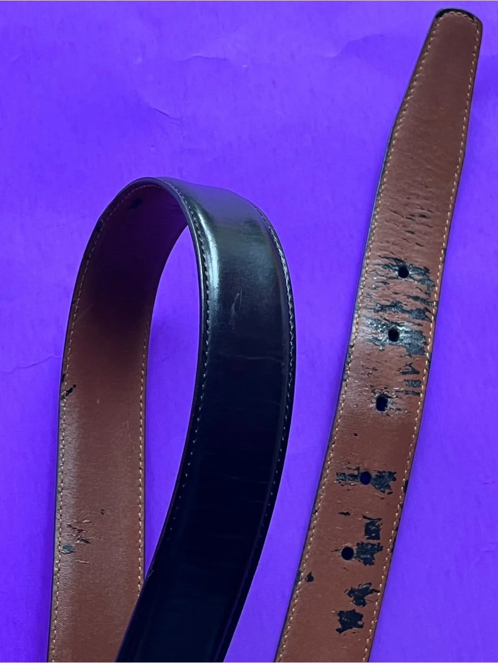 Brooks Brothers Italian Made Leather Belt - AS IS
